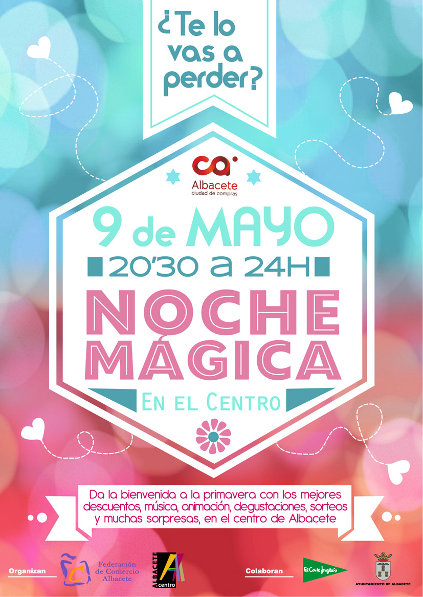 cartel noche magica Mayo 2014 Albacete